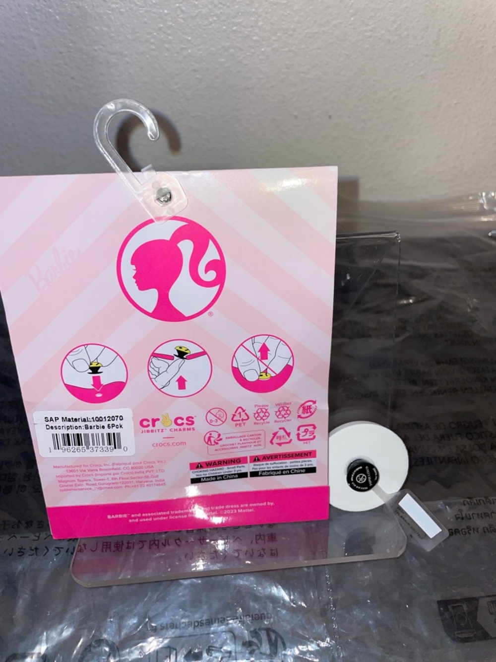 CROCS Mattel Barbie Monogram Classic Clog - Picture 11 of 16